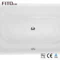 FITO Modern Oval New Design 1750X800X720MM Center Acrylic Soaking Bathtub